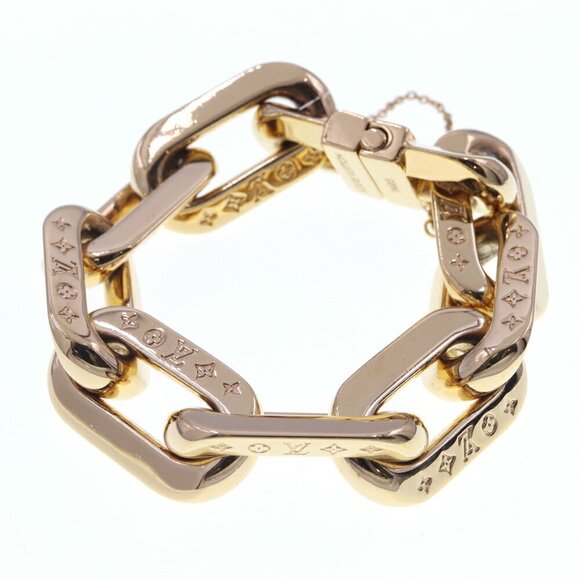 LOUIS VUITTON Gold Charm Bracelet - Picture 1 of 6